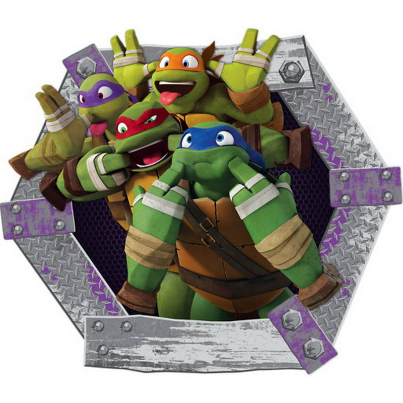 Teenage Mutant Ninja Turtles Goofy Faces Wall Decal Collection S72198