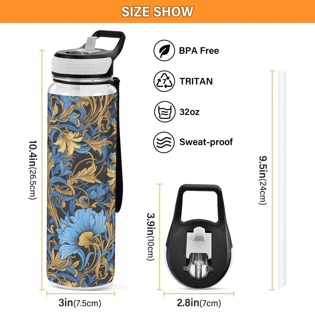 32oz Tritan Leakproof Sports Water Bottle B3850
