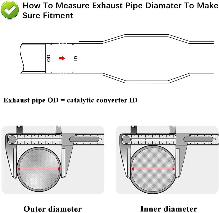 2.5 Inlet/Outlet Universal Catalytic Converter V484060