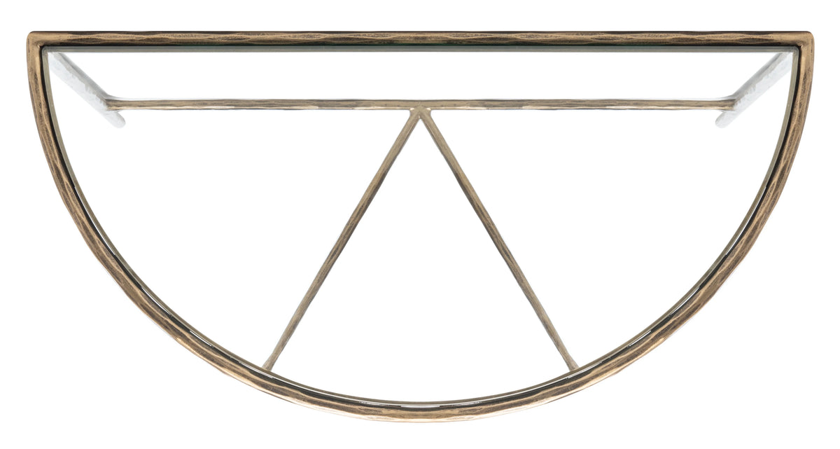 Brass Metal Console Table O87333