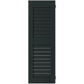 Dark Green 18x22W x 59x22H Real Wood Pine Open Louvered Shutters W466