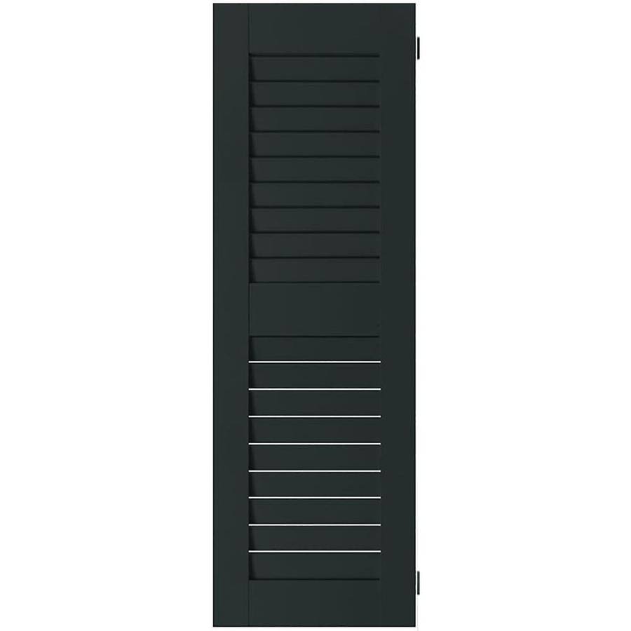 Dark Green 18x22W x 59x22H Real Wood Pine Open Louvered Shutters W466