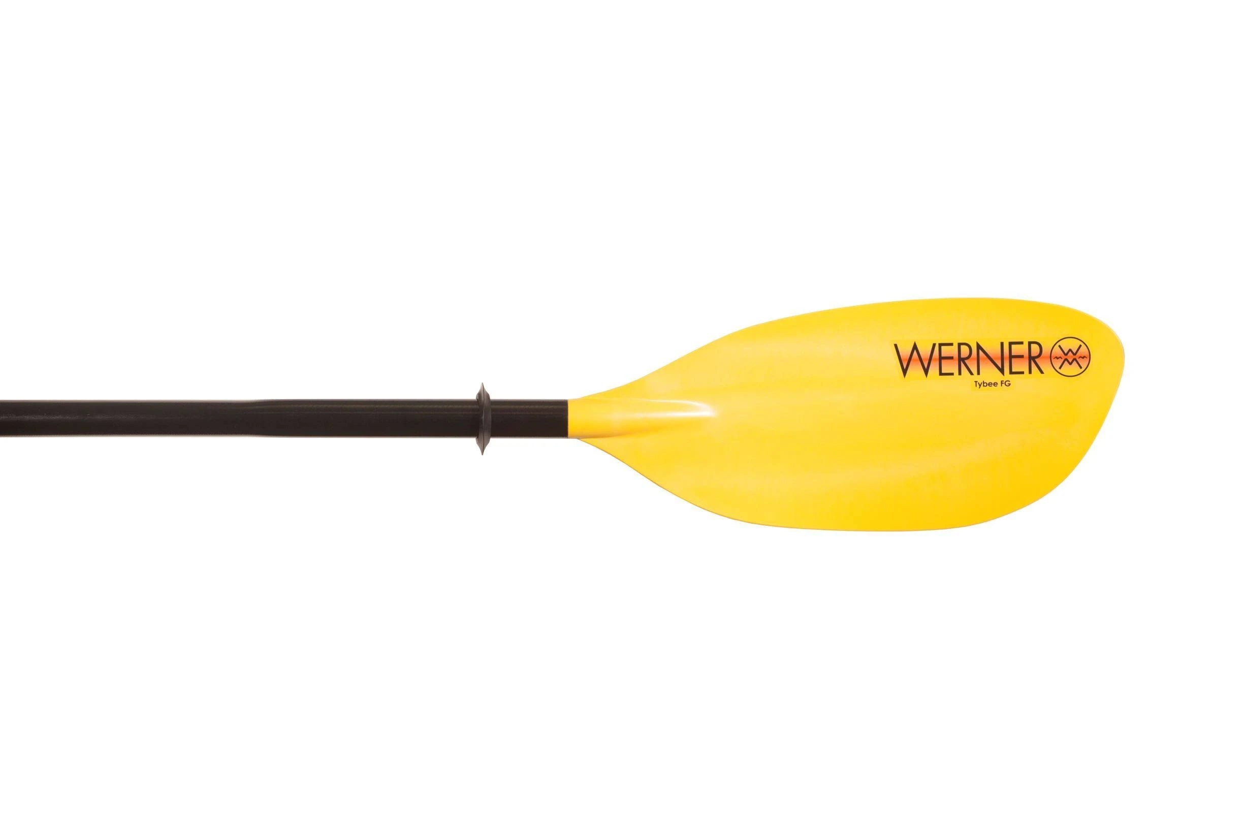 2-Piece Paddle Straight Shaft Yellow 240cm V5497
