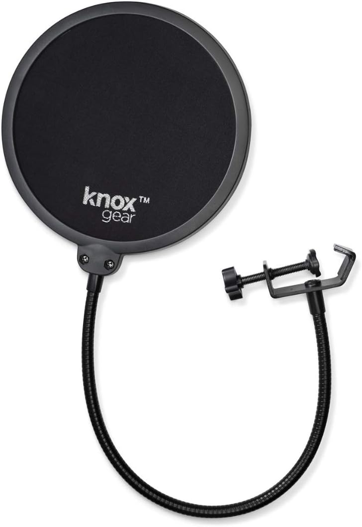 USB Microphone with Boom Arm, Shock Mount and Pop Filter (5 Items) L200225