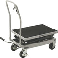 2-Speed Hydraulic Lift Table Cart, 500-Lb. Capacity, 50 3/4inch Lift Height E13600