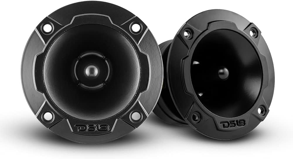 Aluminum Super Bullet Tweeter 1.5" VC 500W Max, 250W RMS, 4 Ohms with Built in Crossover, Pack of 2 Z304362