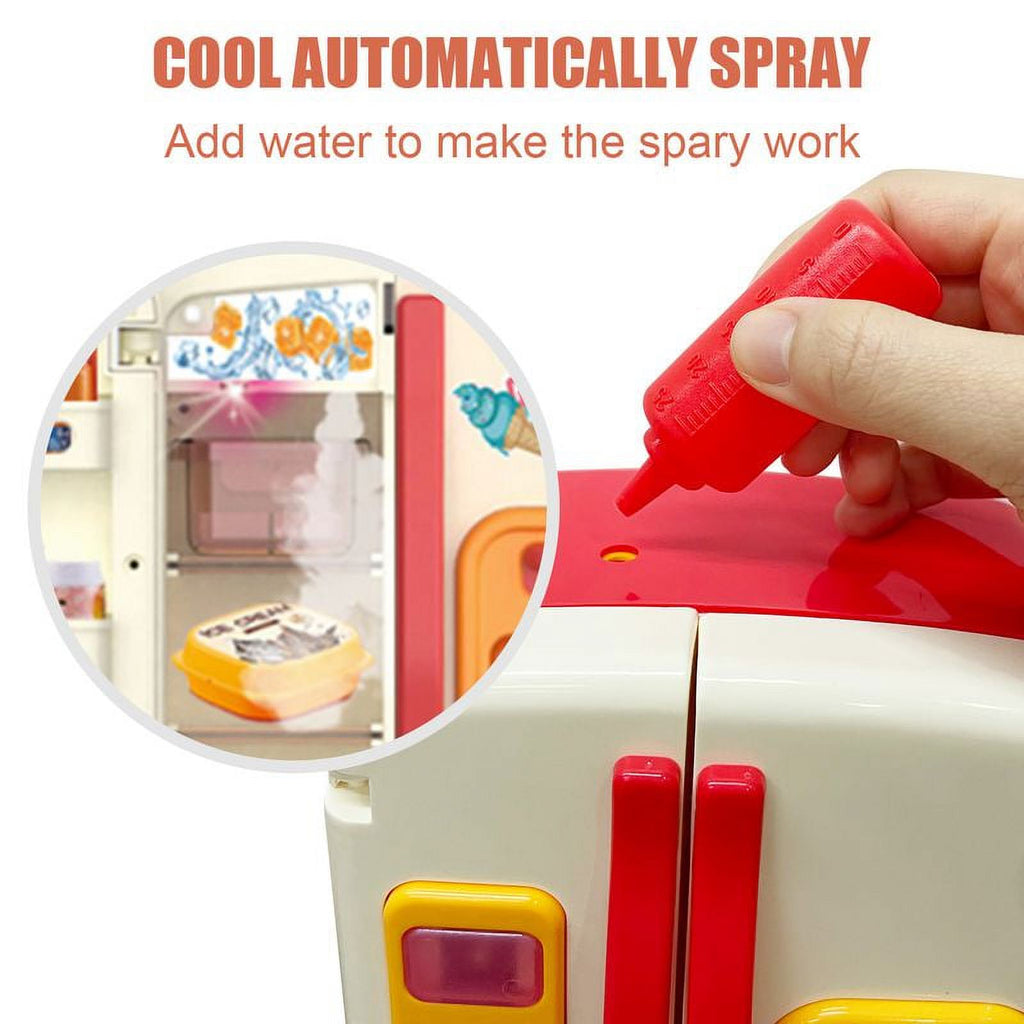 39 PCS Red Kids Play Refrigerator N847
