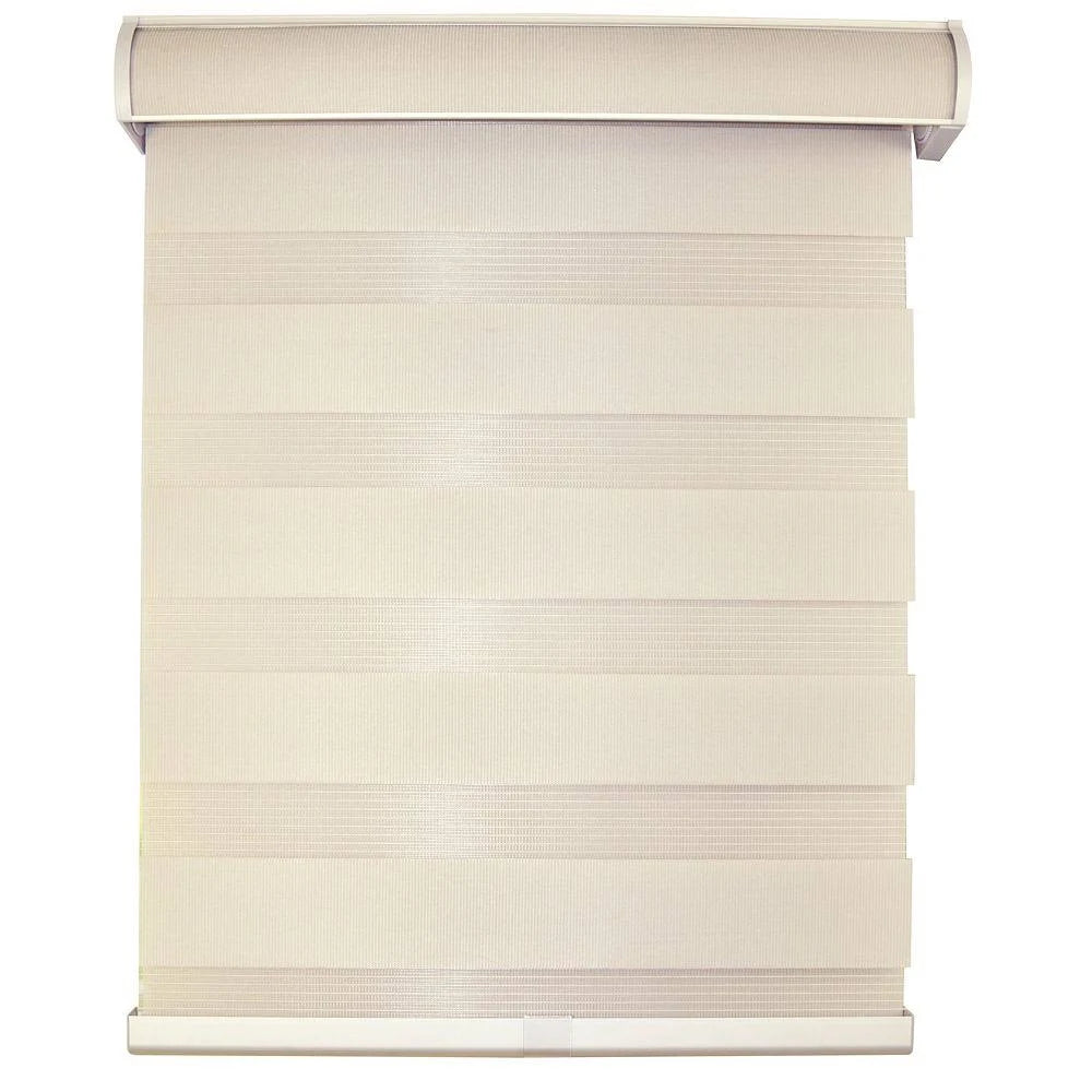 Pewter Zebra Sheer Weave Privacy Roller P462
