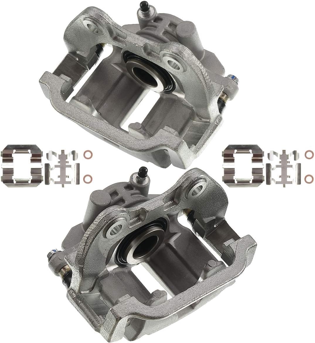 Disc Brake Caliper Assembly with Bracket 2-PC Set J7810