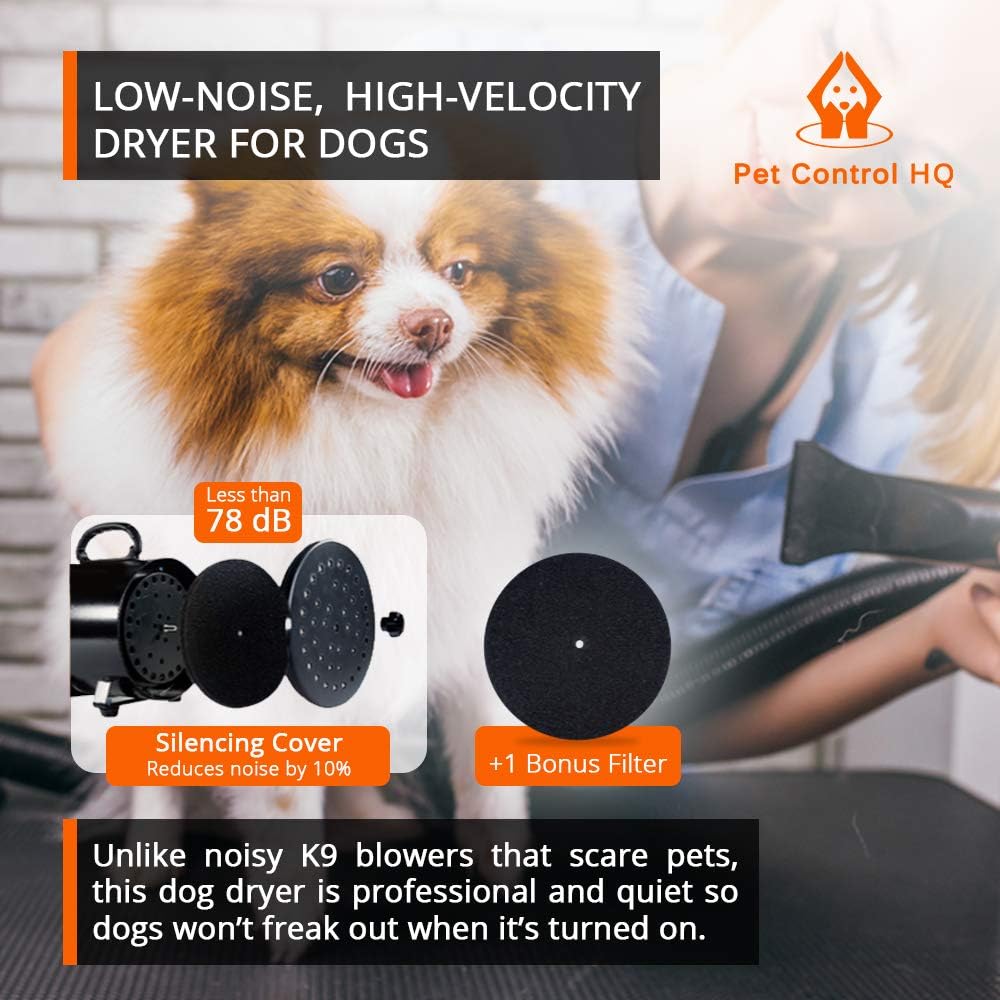 Dog Blow Dryer 4.5HP 2800W High Velocity 2 Motor B3703