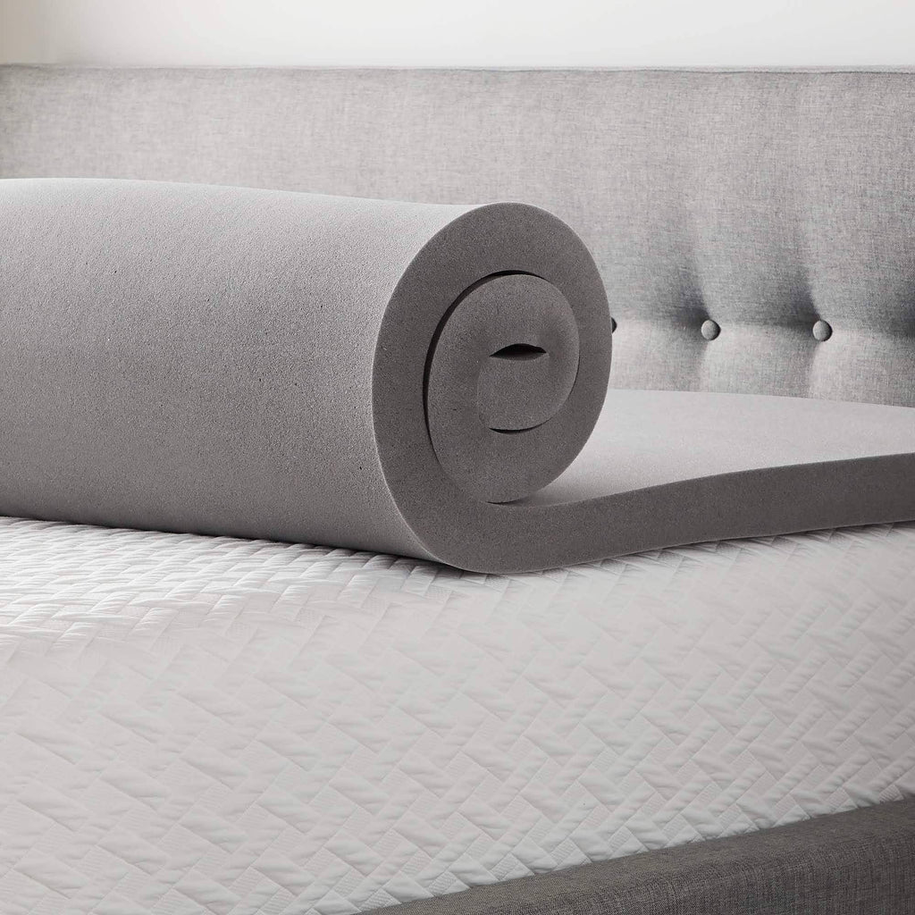 Gray Queen 4 inch Memory Foam Topper U20895
