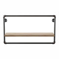 Sand Black Wood Wall Shelf I829