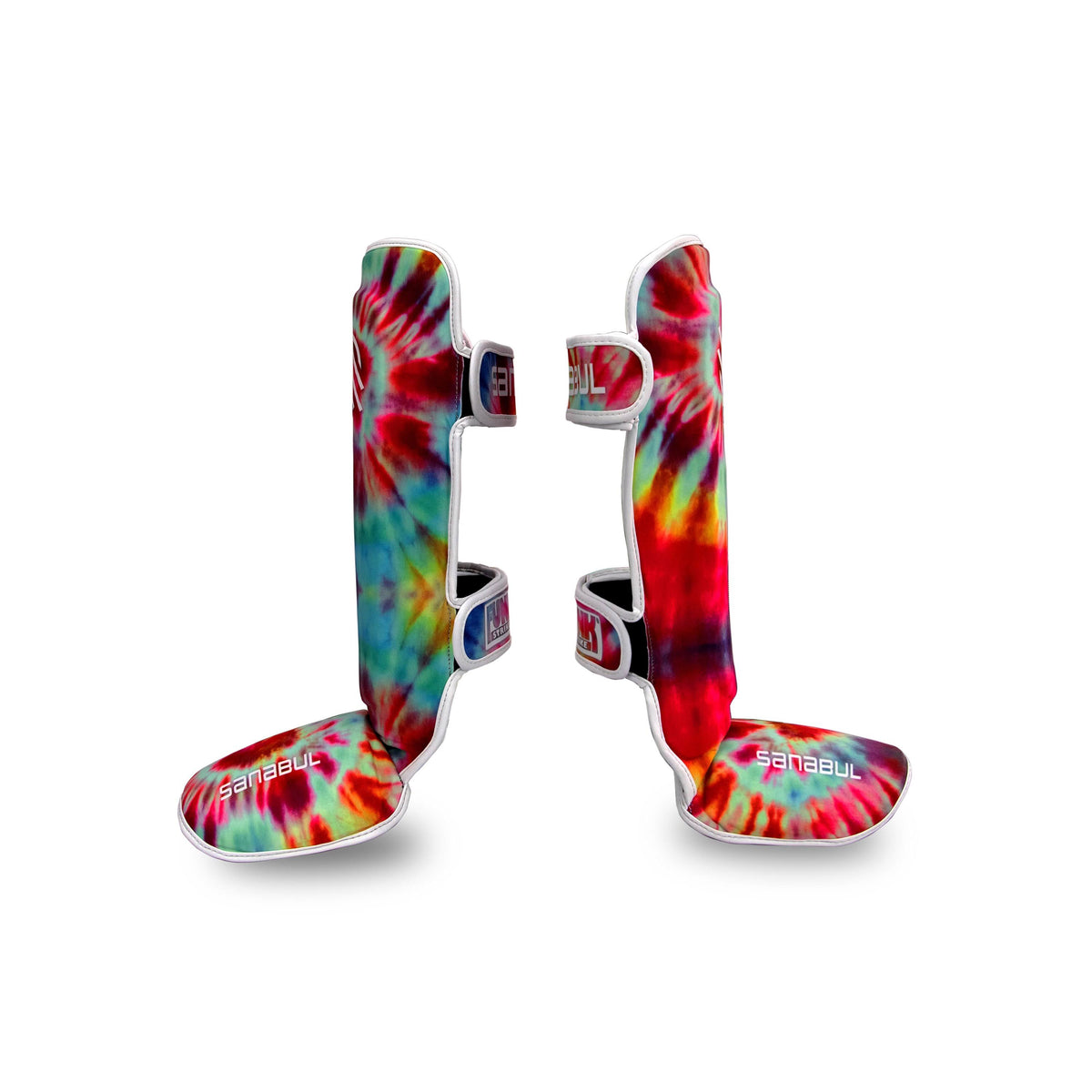 Purple Swirl Hook & Loop Shin Guards S67923