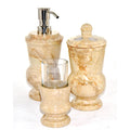 Sahara Beige Marble 3 Piece Bathroom Accessory Set Z1083