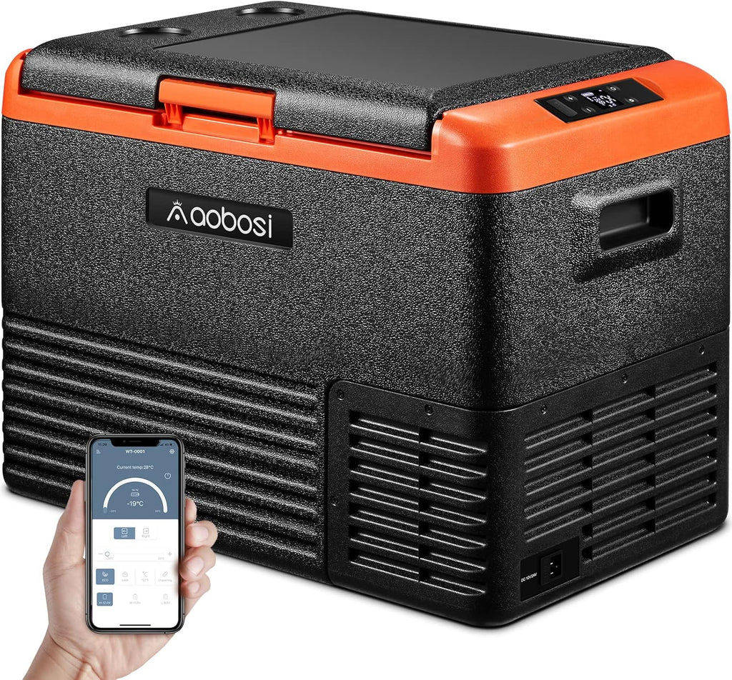 42 Quart (40L) Portable Car Refrigerator Freezer Single Zone Electric Compressor Cooler L78182