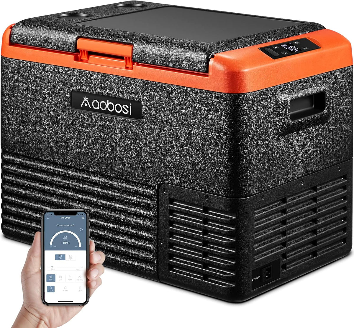 42 Quart (40L) Portable Car Refrigerator Freezer Single Zone Electric Compressor Cooler L78182