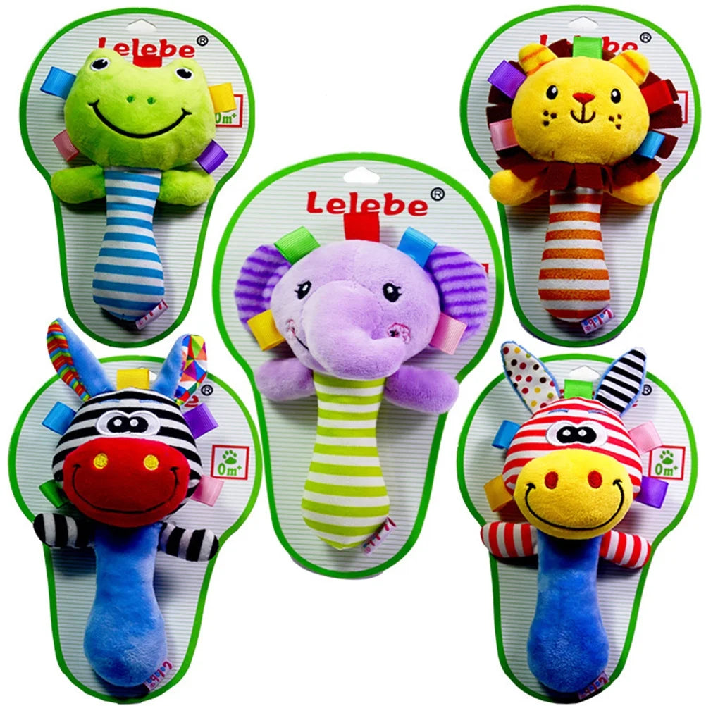 Giraffe Plush Rattle Toy for Infant X743
