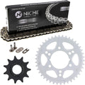 Drive Sprocket Chain Combo Front 11 Rear 42 Tooth 520NZ Standard 70 Links Pack of 2 D5881