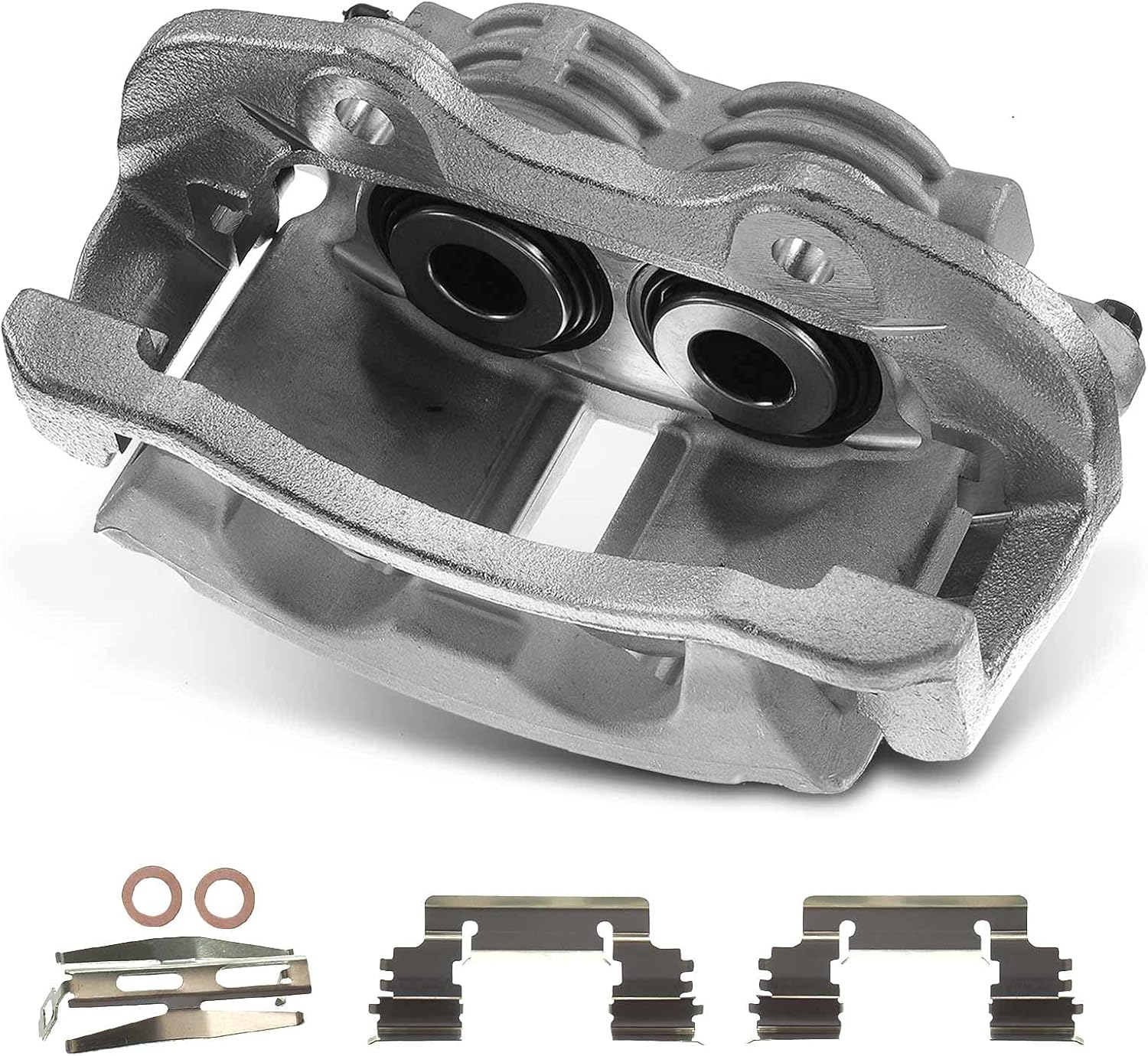 Disc Brake Caliper Assembly with Bracket 2-PC Set J7810