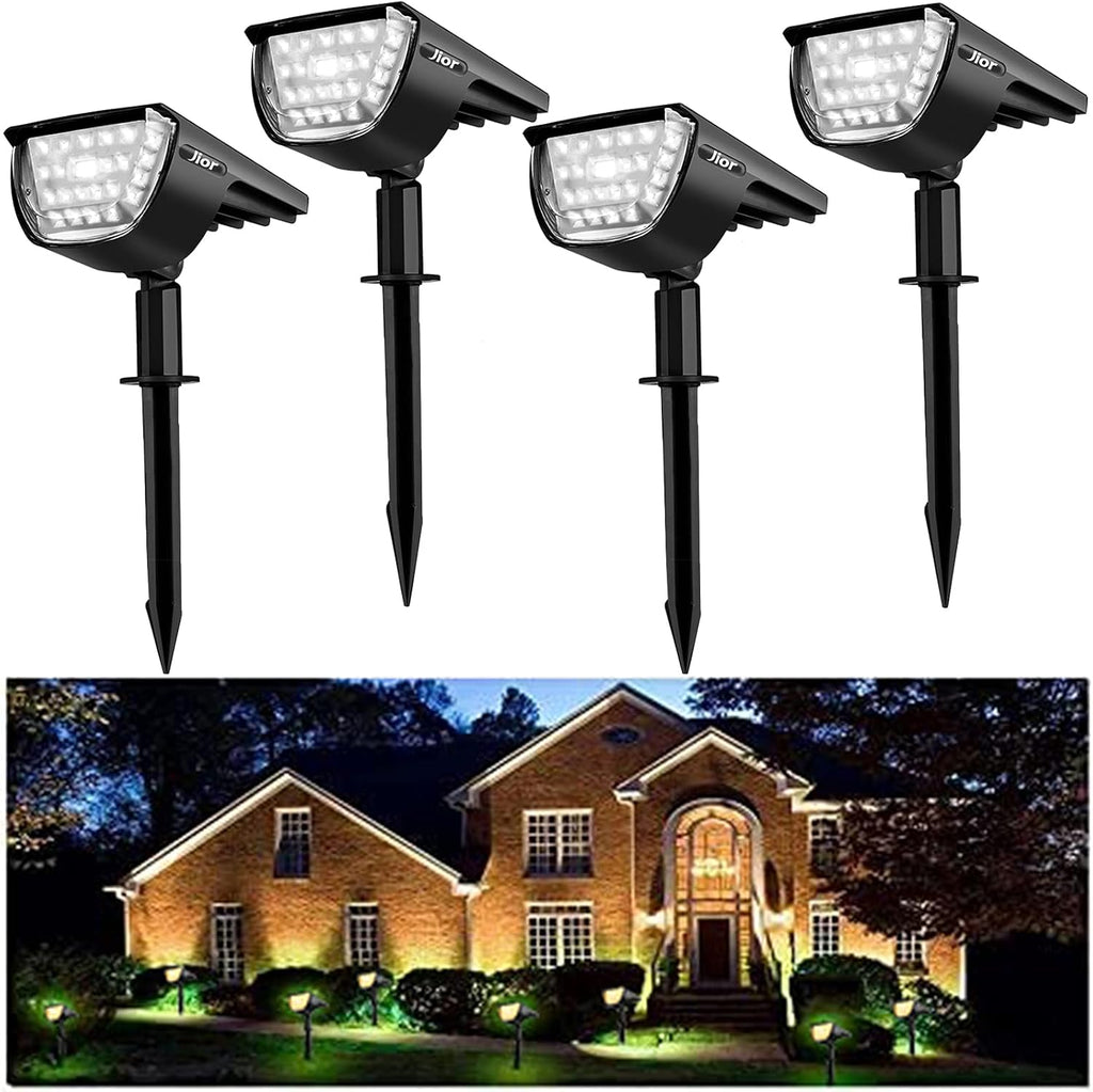 4 Pack Warm White Solar Landscape SpotLights Z58759