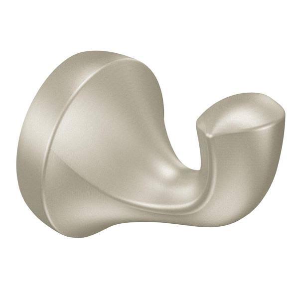 Brushed Nickel 4-Piece Bath Hardware Set with 24 in. Towel Bar T169