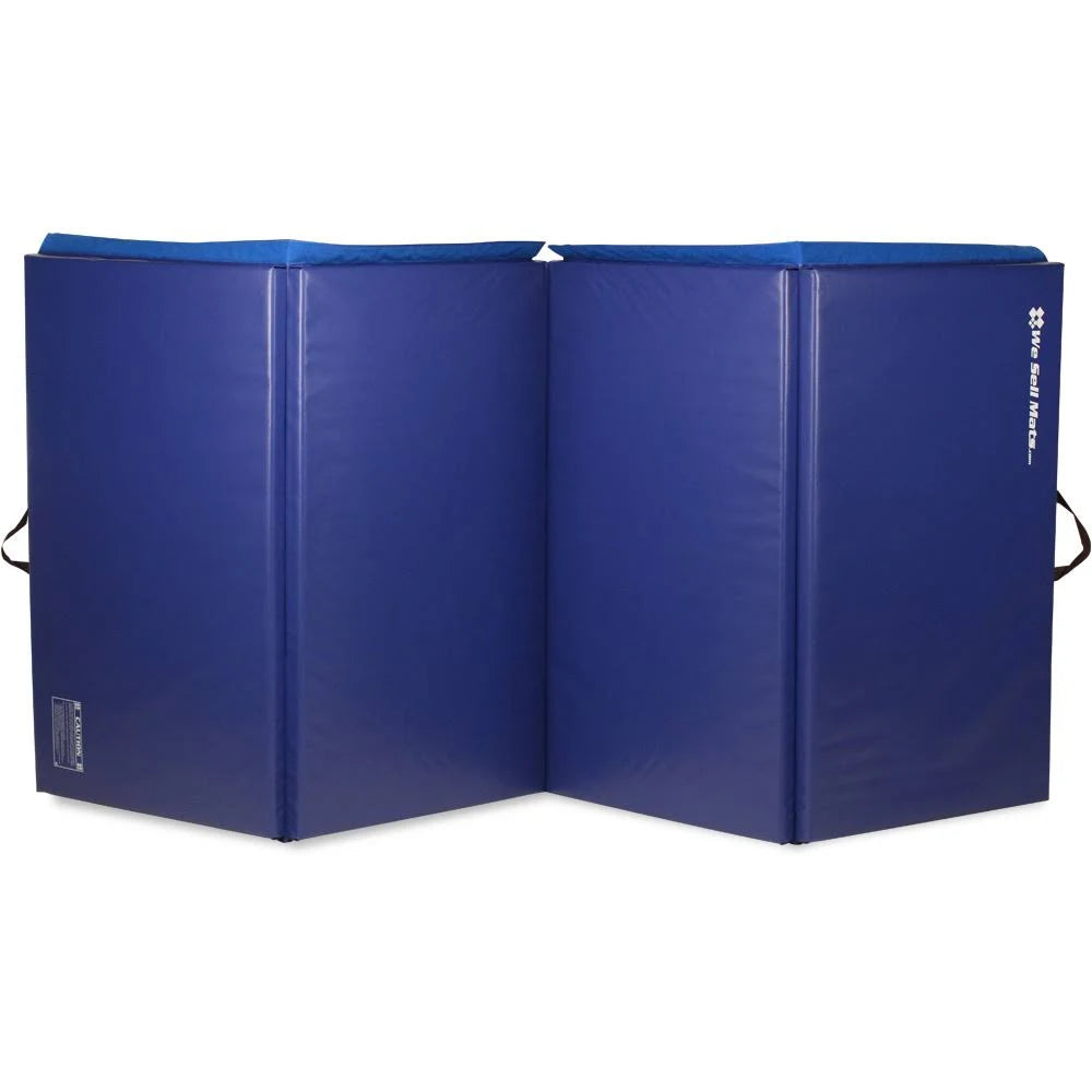 Blue Folding Fitness Exercise Mat Y9803