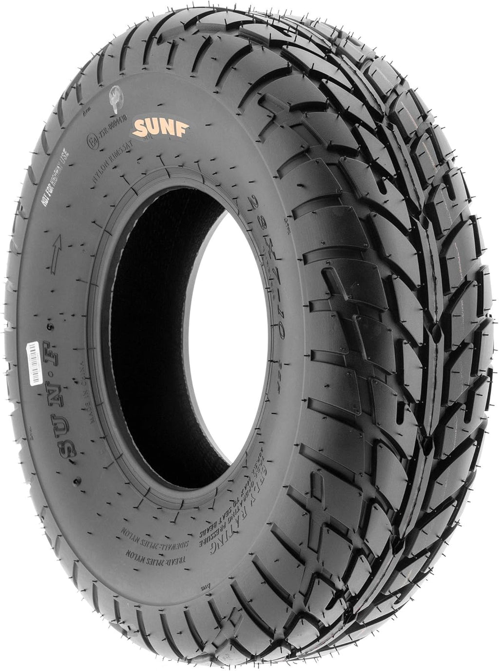 Set of 4 ATV UTV Flat Track Tires 20x7-8 Front & 18x9.5-8 Rear, 6 PR, Tubeless J577744