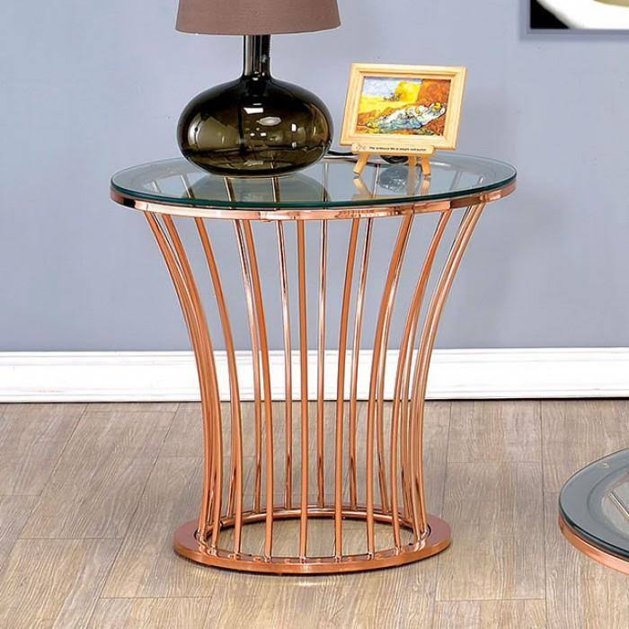 Rose Gold End Table D110