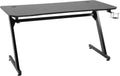 Black Gaming Desk with Cup Holder and Headphone Hook G372