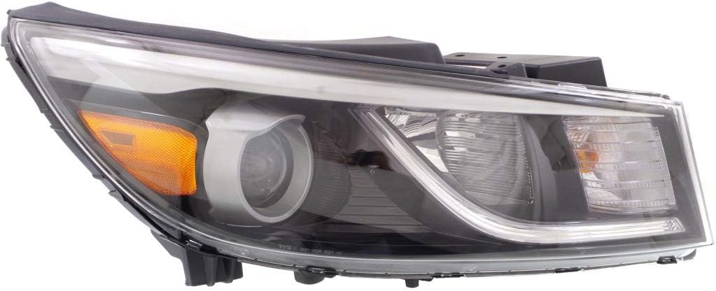 Passenger Side Halogen Headlight for Kia Sedona 2015-2018 Z36449