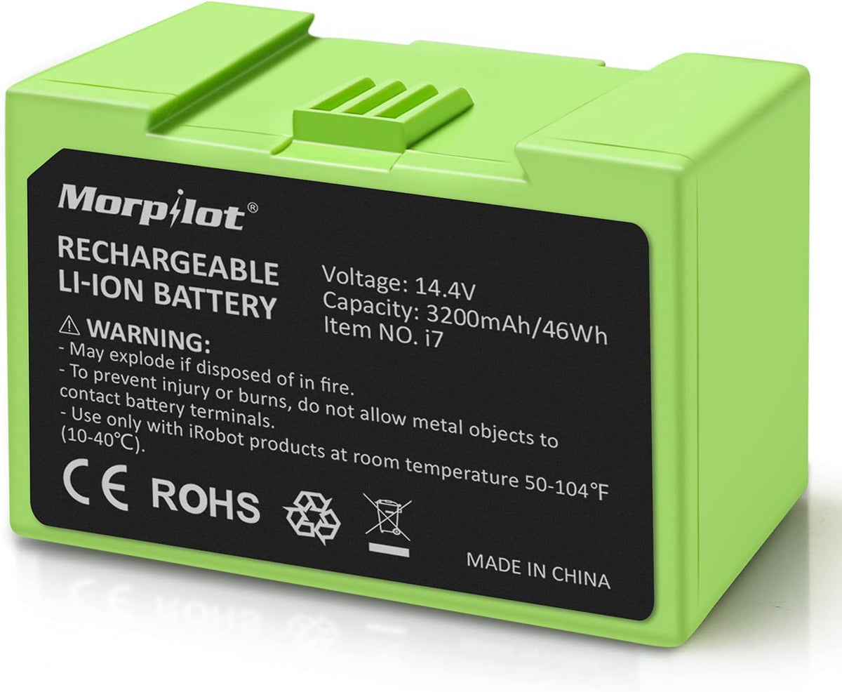 14.4V 3200mAh i7 Battery Replacement Pack of 2 E561955