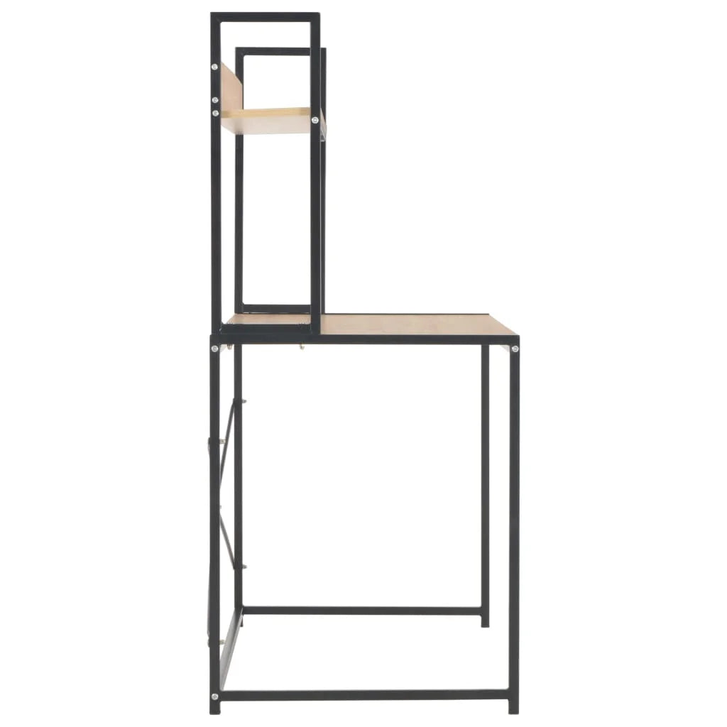 Black and Oak Computer Desk T614702
