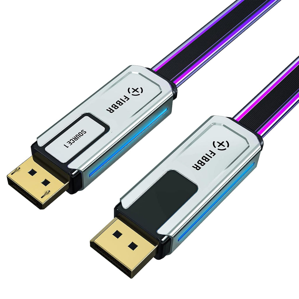 DP Cable 33ft Fiber Optic Displayport 1.4 F6104