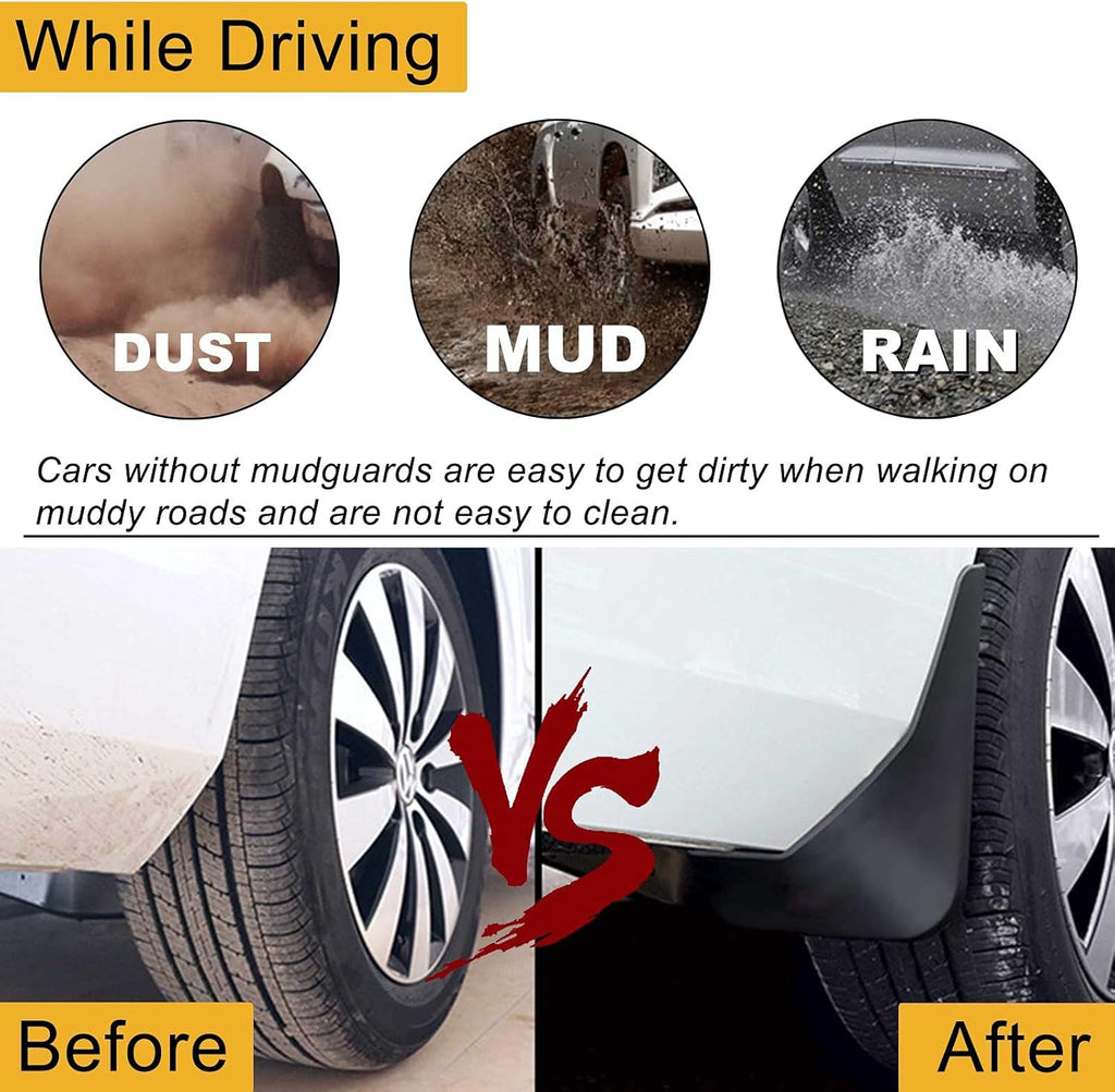 Set of 4 Mud Flaps Splash Guards for Toyota Sienna C905