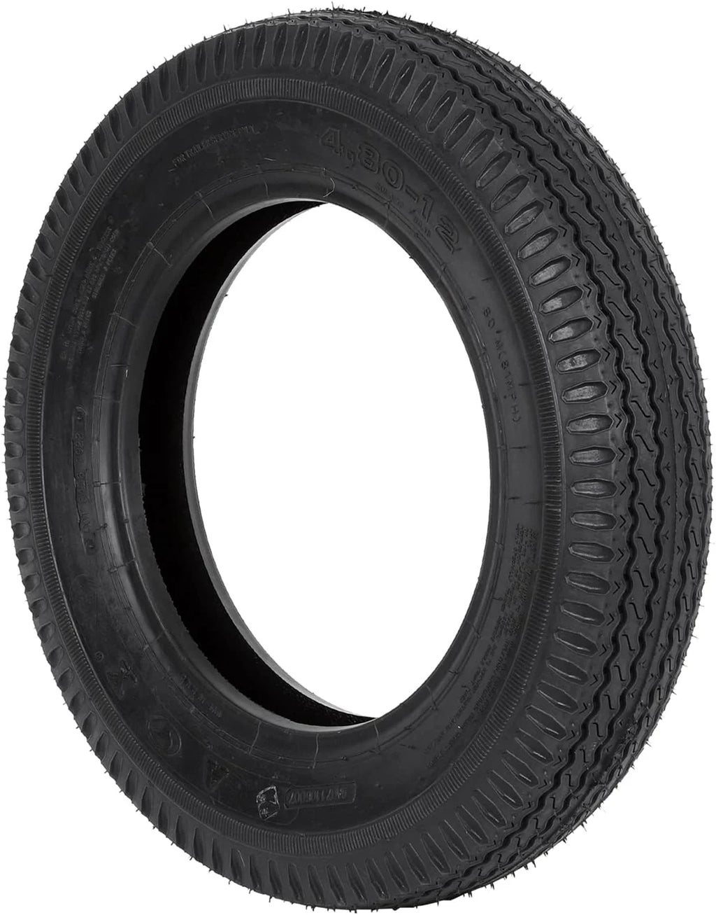 Set of 2 Utility Trailer Tire 4.80-12 Load Range C B4128