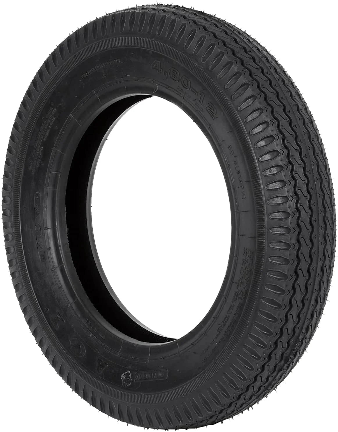 Set of 2 Utility Trailer Tire 4.80-12 Load Range C B4128