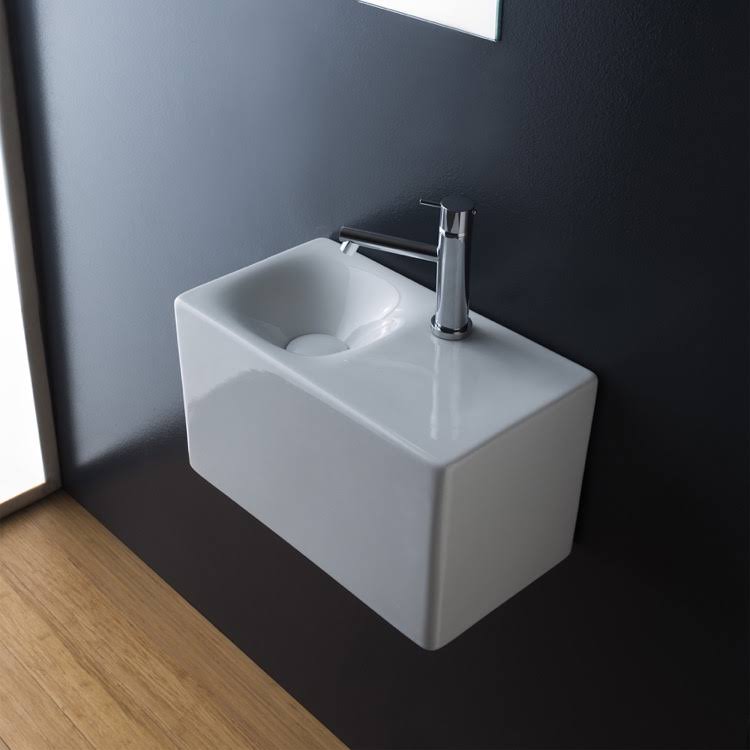 Wall Mounted Rectangular Bathroom Sink T181306