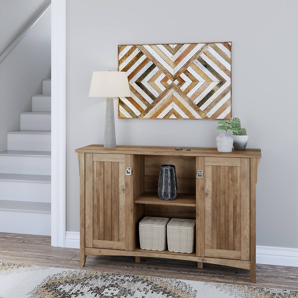 Reclaimed Pine Accent Storage Cabinet with Doors F54183