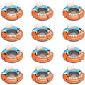 Orange Inflatable Pool Chair Tube (12 Pack) T40565
