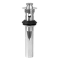 Lift & Turn Lavatory Drain with Overflow Holes Satin Nickel M245117
