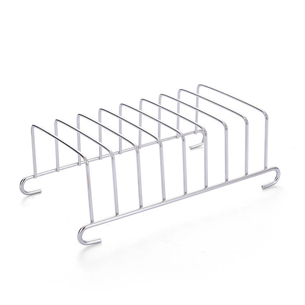 10Pcs Air Fryer Accessory Kit Frying Baking Pan Rack Pizza Tray Metal Holder Bread Bracket Cupcake Mould Set U537