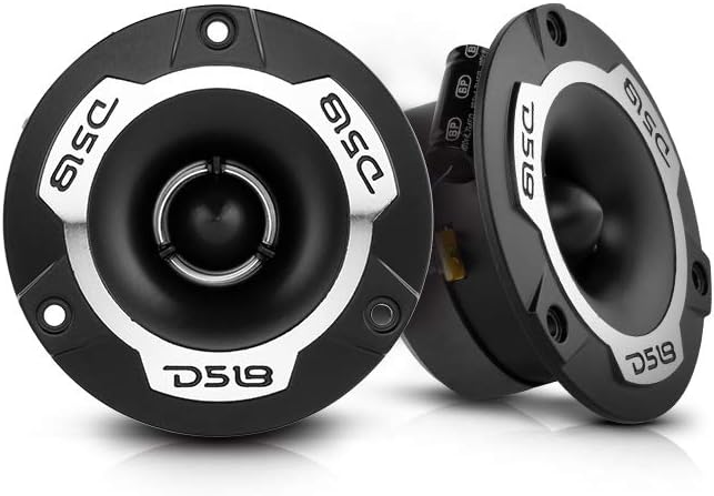 Aluminum Super Bullet Tweeter 1.5" VC 500W Max, 250W RMS, 4 Ohms with Built in Crossover, Pack of 2 Z304362