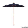 Navy Blue 7.5ft Round Wood Umbrella F7717