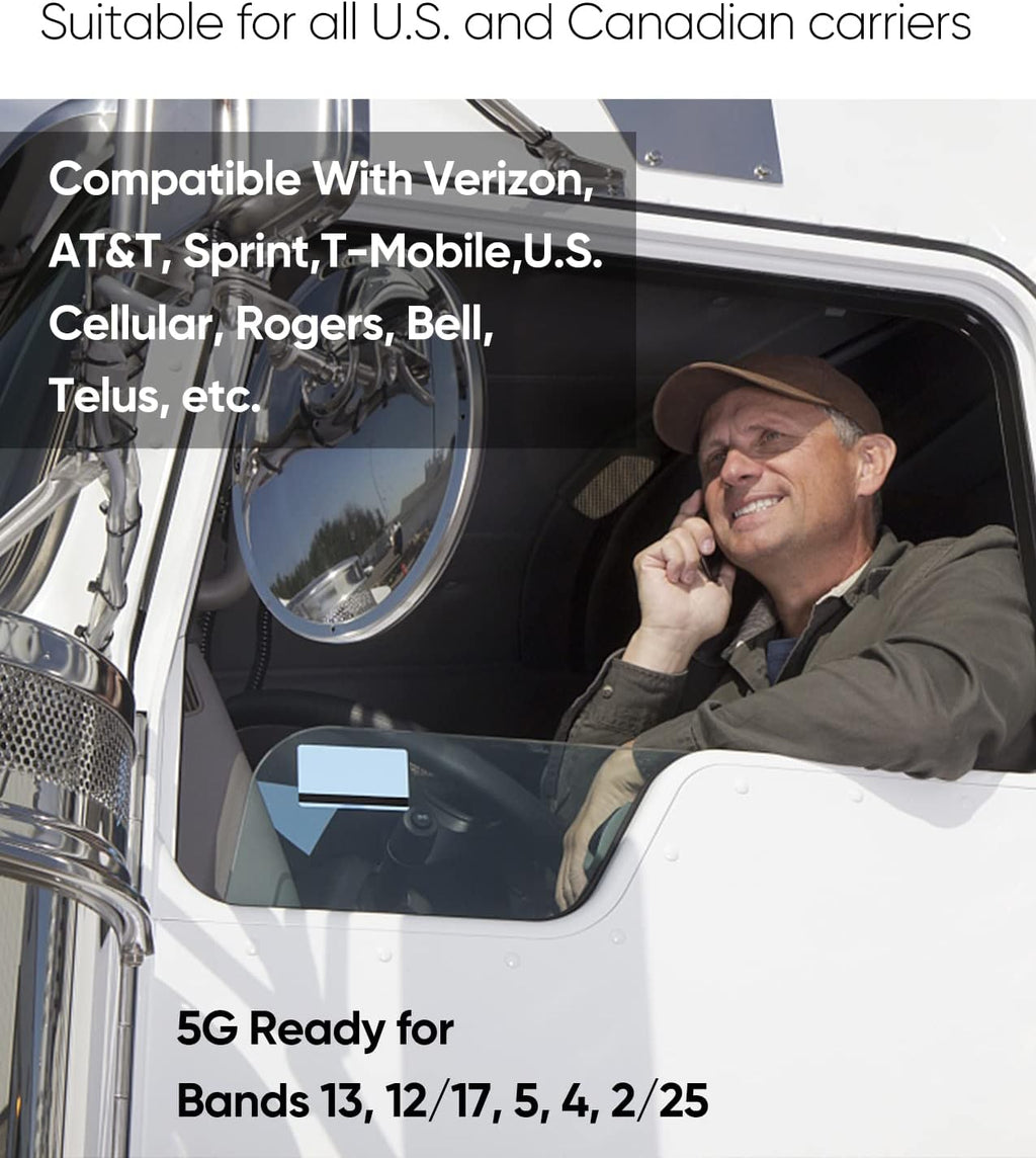 Vehicle Cell Phone Signal Booster for RV Truck, 5G Ready, FCC Approved A679461
