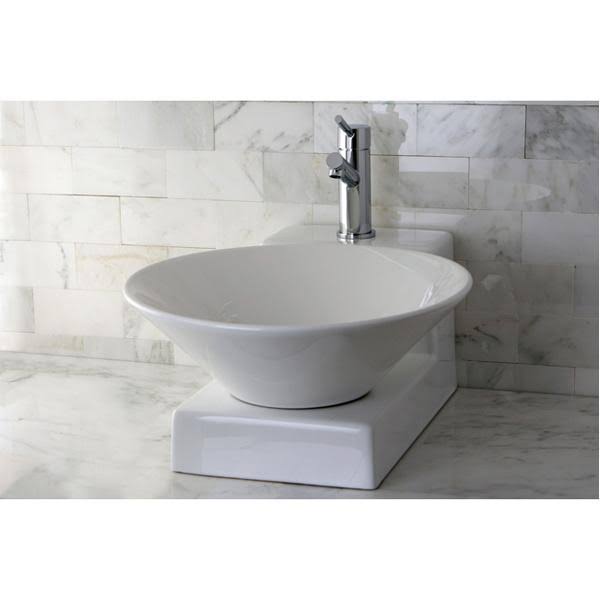 White China Vessel Bathroom Sink K672
