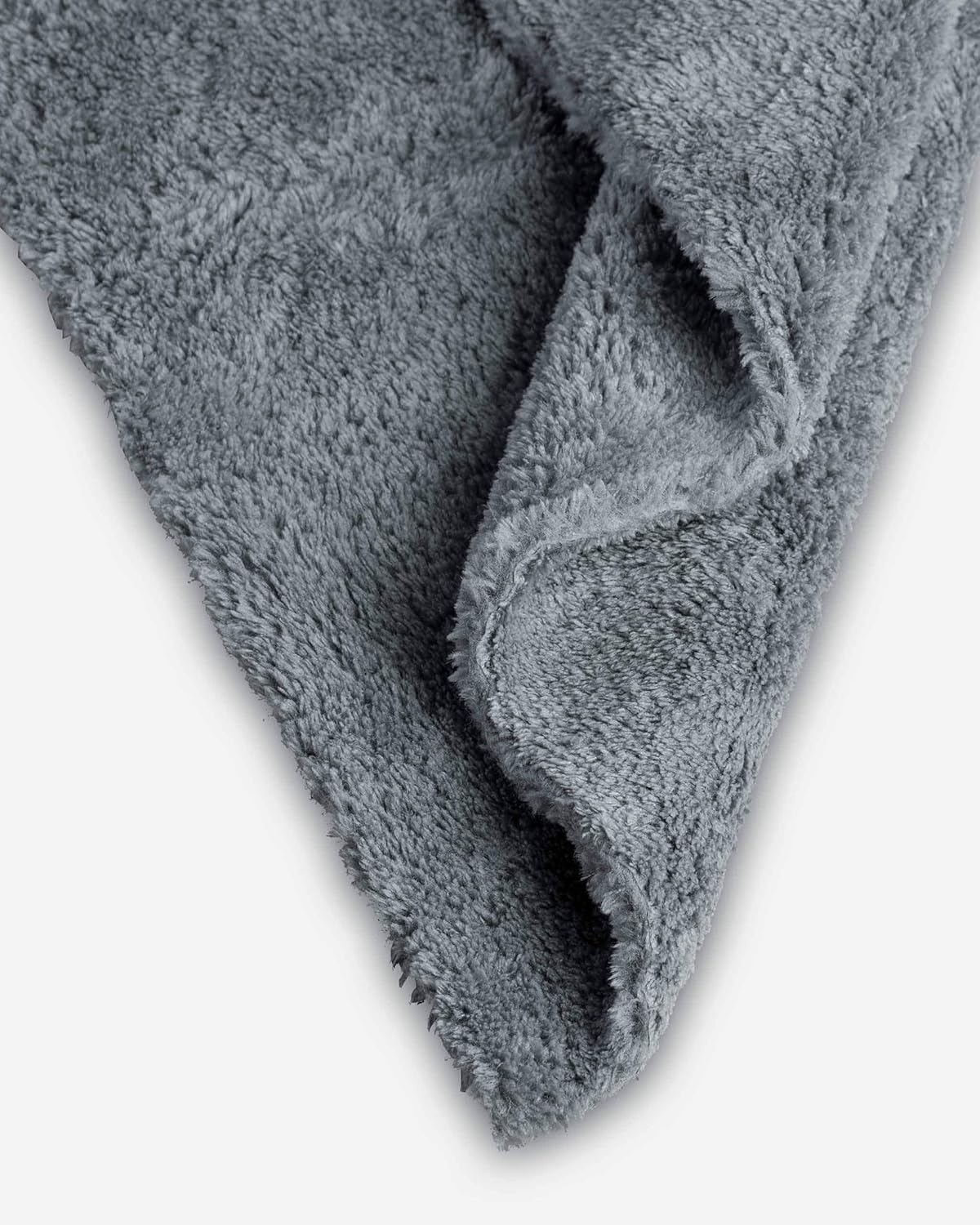 Grey Edgeless Microfiber Towel 480gsm 16 x 16 inches 12 Pack K3327