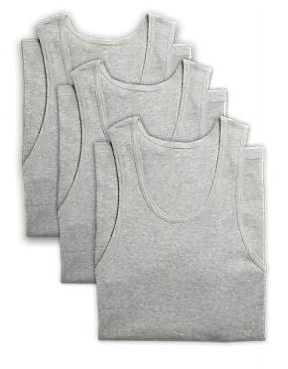 Grey Athletic T-Shirt, 1XL, Pack of 3 H341