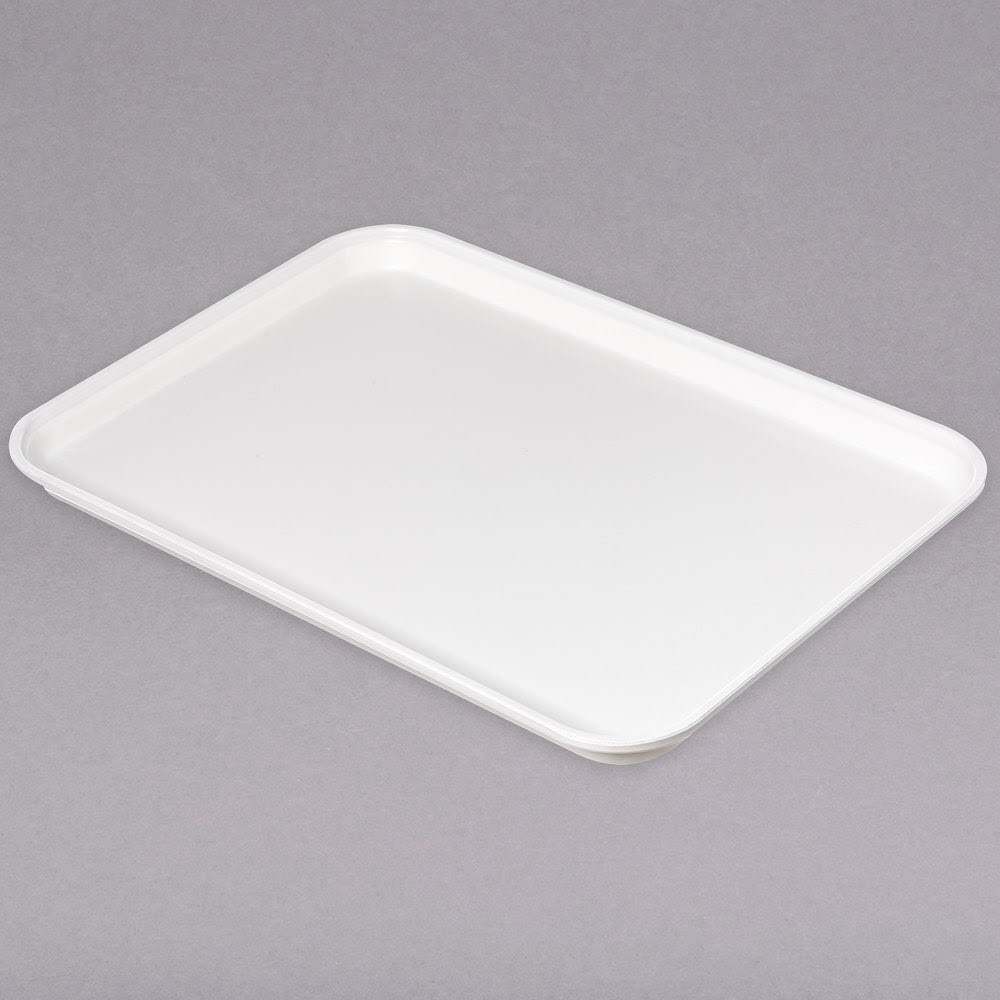 Pearl White Fiberglass Market Tray Q84809