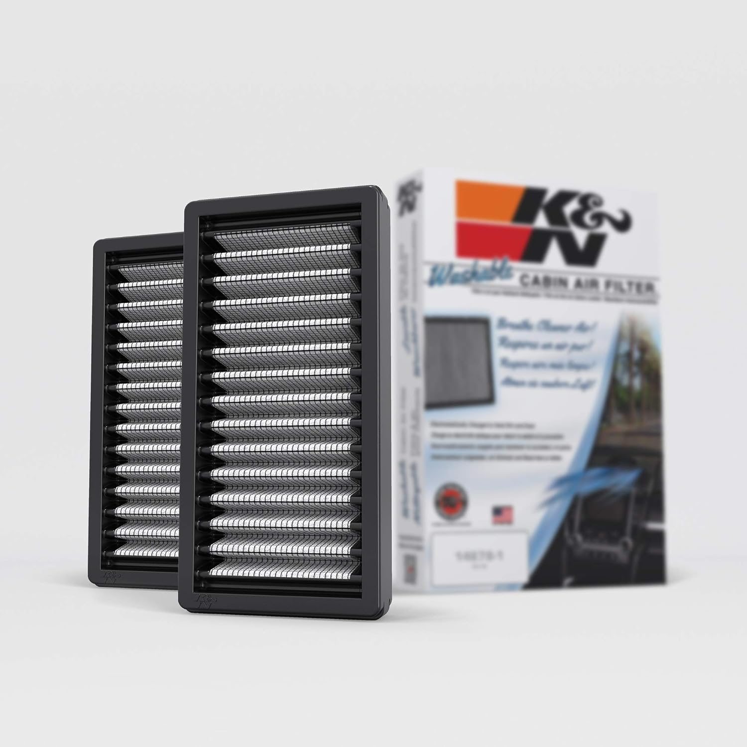2 Pack Washable Cabin Air Filter I347