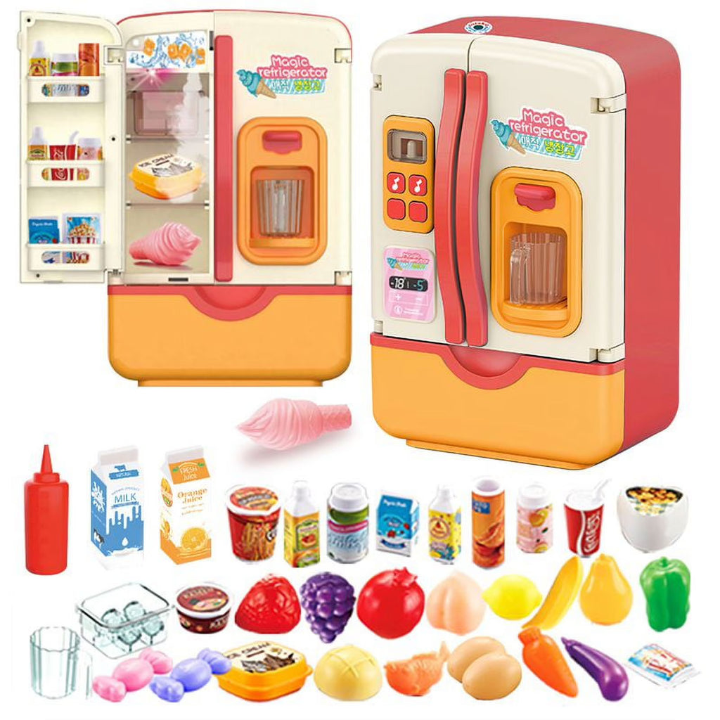 39 PCS Red Kids Play Refrigerator N847